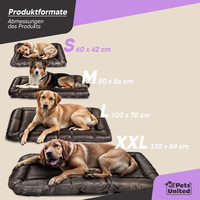 Килимок для собак, лежанка для собак Indoor & Outdoor; лежанка-кошик для собак та котів (S - 60x40 см)