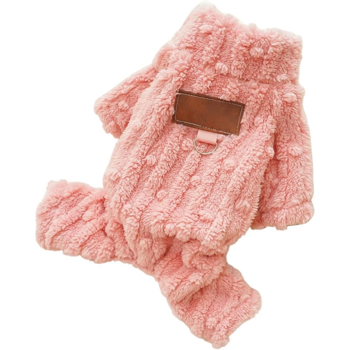 Зимовий теплий флісовий комбінезон для собак - теплий та зручний, для маленьких та середніх порід, підходить для холодної погоди (XXL, A)