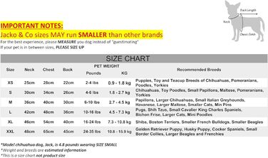 Тепла жилетка для собак та котів Jacko & Co з кільцем для повідка – м'яка, легка, дихаюча для цуценят, дрібних, середніх собак, кошенят, кішок, чихуахуа, тепла на осінь/зиму (S (1.8-2.7 кг), шоколадно-коричнева)