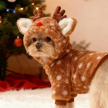 Костюм для тварин на Різдво: костюм для котів та собак (Elch M)