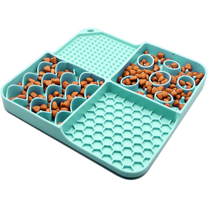 Лежак-заспокійник для собак та котів Kowaku з силіконовим покриттям та присосками, зелений