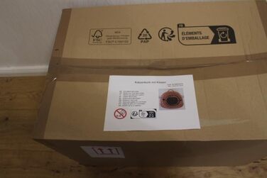 Корзина для котів Marcus Katzentransportkorb з плетіння лози з металевою сіткою та подушкою, коричнева