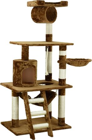 Дряпка для котів Go Pet Club, 157 см, коричнева, модель F68