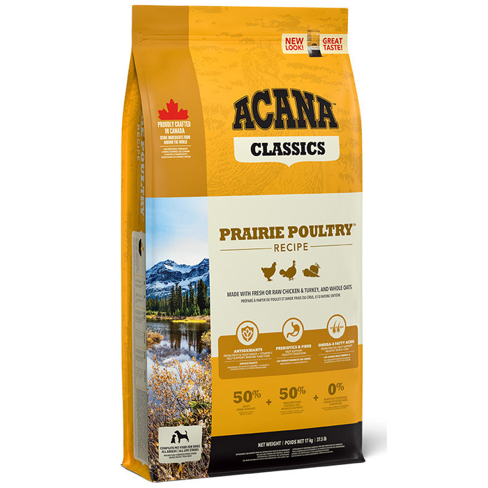 Повнораціонний сухий корм для собак ACANA CLASSICS Prairie Poultry, 14,5 кг