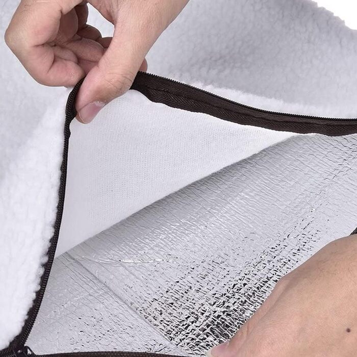 Самогріючі подушки для домашніх тварин GGoty, тепле ліжко для котів та собак, неслизьке покриття, 2 шт., білий