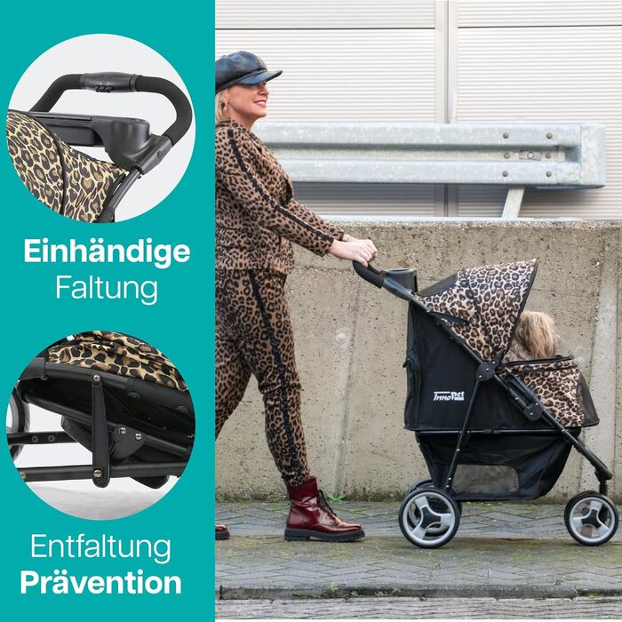 Вигулок Innopet Allure Cheetah - коричневий / чорний