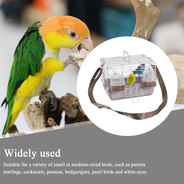 Транспортний бокс для тварин Ceprzznvey - переноска для подорожей з піддоном, міцний аксесуар для дрібних тварин (сірий)