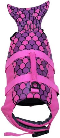 Жилет для плавання собак OMEM, жилет для цуценят, ідеальний для плавання, серфінгу, катання на човні, забезпечує безпеку у воді, рожевий