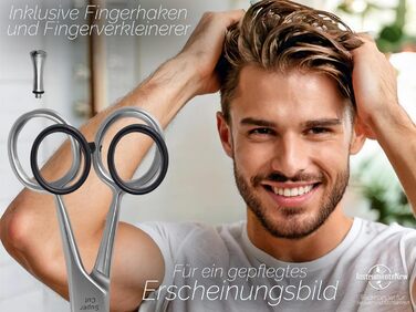 Професійна фризурська ножиці для стрижки та витончення волосся з нержавіючої сталі, 6 дюймів (17.78 см), блакитний колір