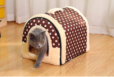 Кімната для собак Pevfeciy: затишна будка для маленьких собак, кімната для домашніх тварин, тепла будка для собак та котів, зручна кімната для відпочинку