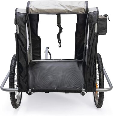 Підстилка для собак Karlie Doggy Liner Paris De Luxe Teflon®, сіро-чорна, розмір L (148x90x88 см)