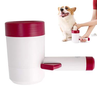 Очисник лап для собак: портативна чаша-щітка для миття лап, масаж та догляд за лапами