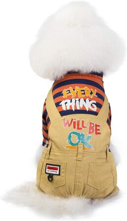 Пуловер для собак з капюшоном, теплий джинсовий костюм для собак, флісовий оверсайз для маленьких та середніх собак та котів (M, Помаранчевий)