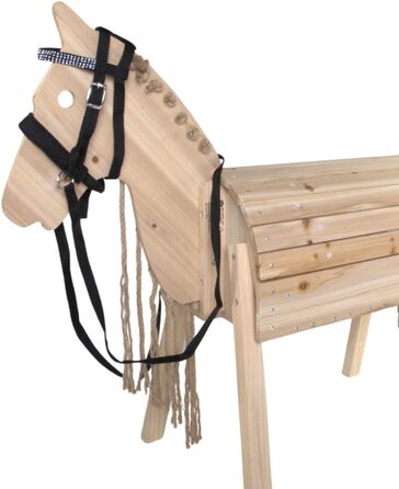 Сбруя 'Lotty' для іграшкових та дерев'яних коней PFIFF 103126, іграшкова тренса, універсальний розмір (чорний)