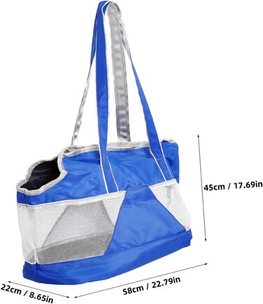 Транспортна сумка для домашніх тварин SEWOART - дихаюча, з міцного оксфордського полотна, з плечовим ременем, для маленьких собак та котів