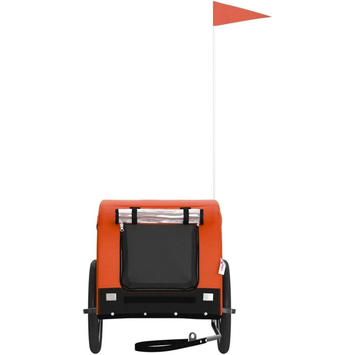Причіп для велосипеда Gecheer для собак та котів, транспортний причіп для домашніх тварин, 124 x 65 x 66 см, оранжевий