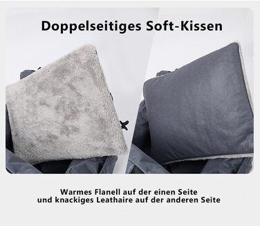 Автокрісло для собак та котів, сіре, з кріпленням та кишенею для зберігання, для маленьких та середніх порід