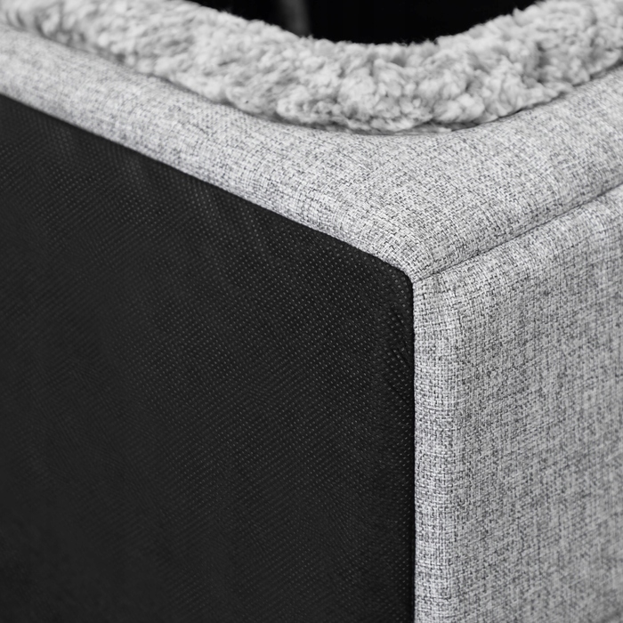 Тепла будка для собак з хутряним підкладкою та подушкою, середній розмір R5 60x70 см