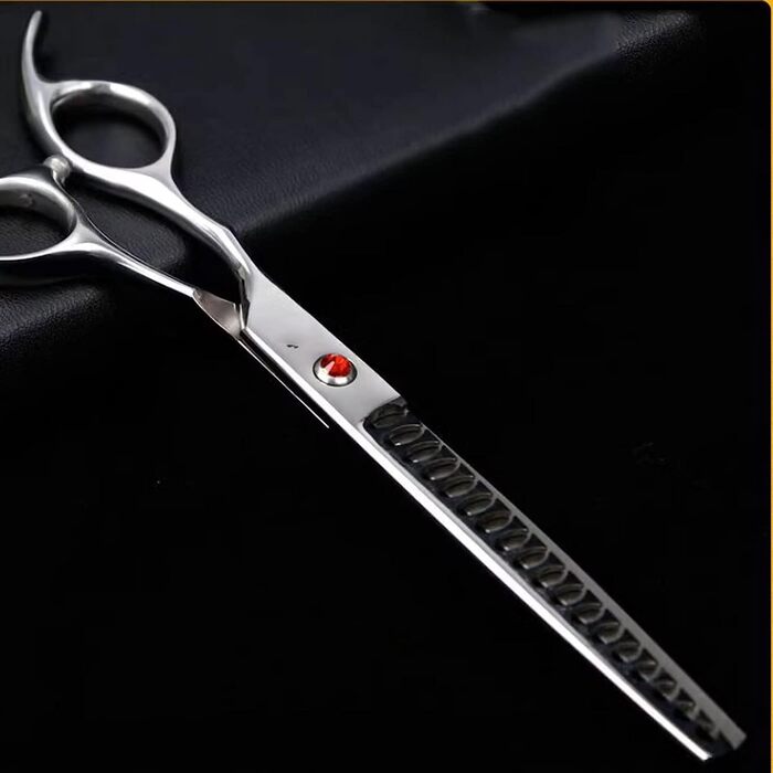 Набір ножиць для грумінгу собак та котів: прямі, зігнуті, з нержавіючої сталі
