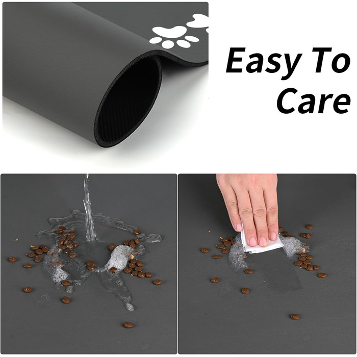 Килимок під миску для собак та котів, швидковисихаючий, водонепроникний, антиковзкий (60x150 см)