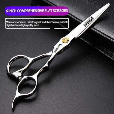 Професійна ножиця для грумінгу собак та котів Fellschere 6/6.5/7.5 дюймів з нержавіючої сталі (2 шт.)