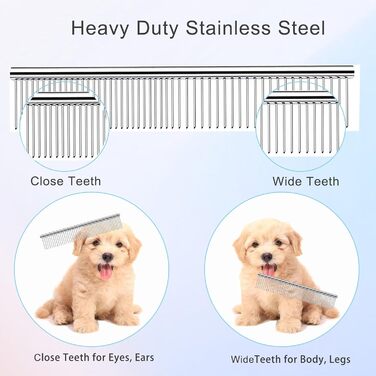 Набір для грумінгу собак Jiasoval 4-в-1: професійні ножиці, сталевий гребінець, сумка, безпечні кінчики