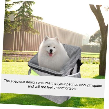 Фаркоп для велосипеда FRCOLOR для тварин: дихаюча, складана переноска з ручкою для зручної установки. Підходить для собак та котів