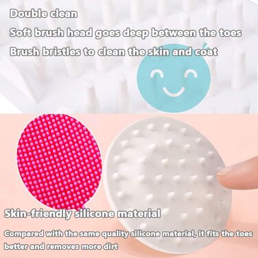 Очисник лап для собак: портативна чаша-щітка для миття лап, масаж та догляд за лапами