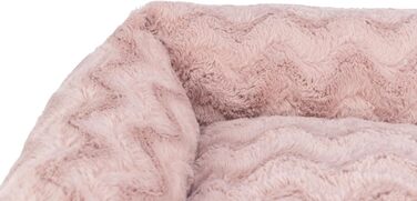 Ортопедичне ліжко для собак TRIXIE Vital Loki, 65x50 см, рожеве - м'яке ліжко з Memory Foam для маленьких собак, суглобово-захисне