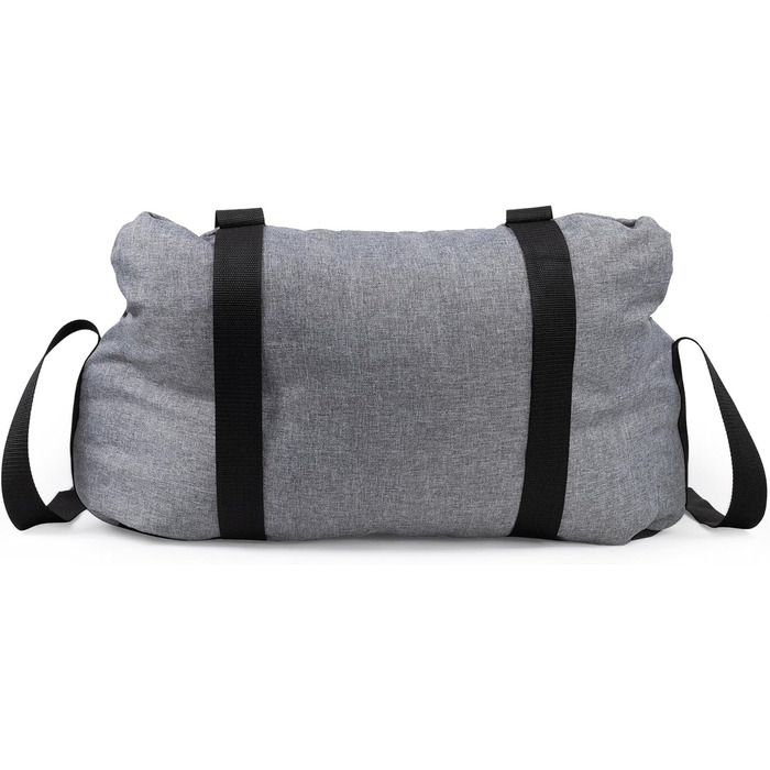 Автомобільний лежак для собак та котів | Лежак на заднє сидіння, переднє сидіння | Універсальний, миючий, сірий | Поліестер, 55 x 65 см