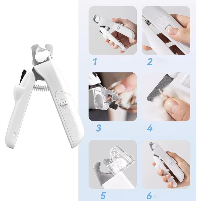 Триммер для собак з LED-підсвічуванням: професійний інструмент для догляду за кігтями