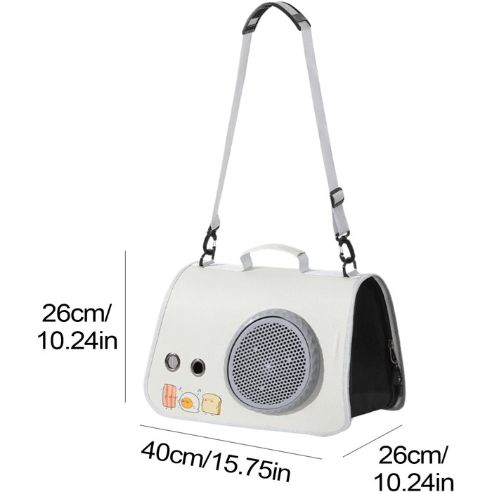 Сумка-переноска для тварин | Сумка на плече для транспортування котів у подорожах, органайзер з плечовими ременями для піших прогулянок, кемпінгу, подорожей та на виїзд