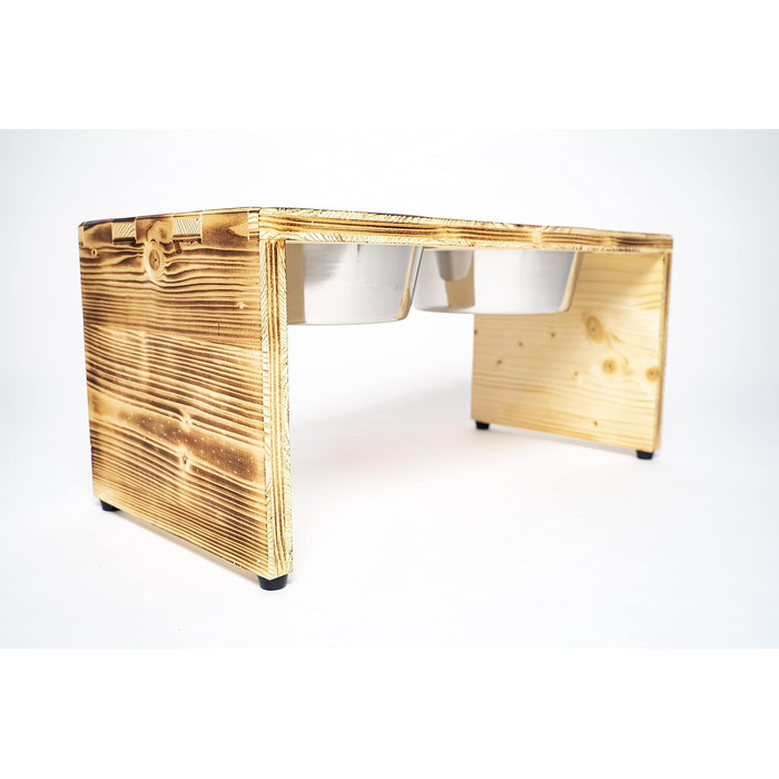 Підвищений годівниця для собак Basic 2x1600 мл, 23 см - для середніх та великих собак