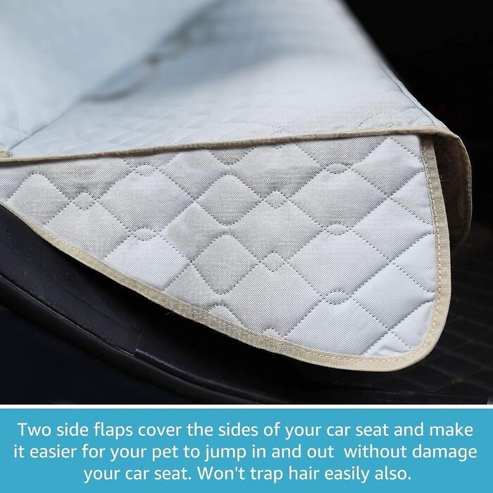 Водонепроникні чохли на сидіння для собак Lassie на заднє сидіння авто, захист від бруду та дитячі забруднення. Підходять для легкових, вантажних автомобілів та SUV.