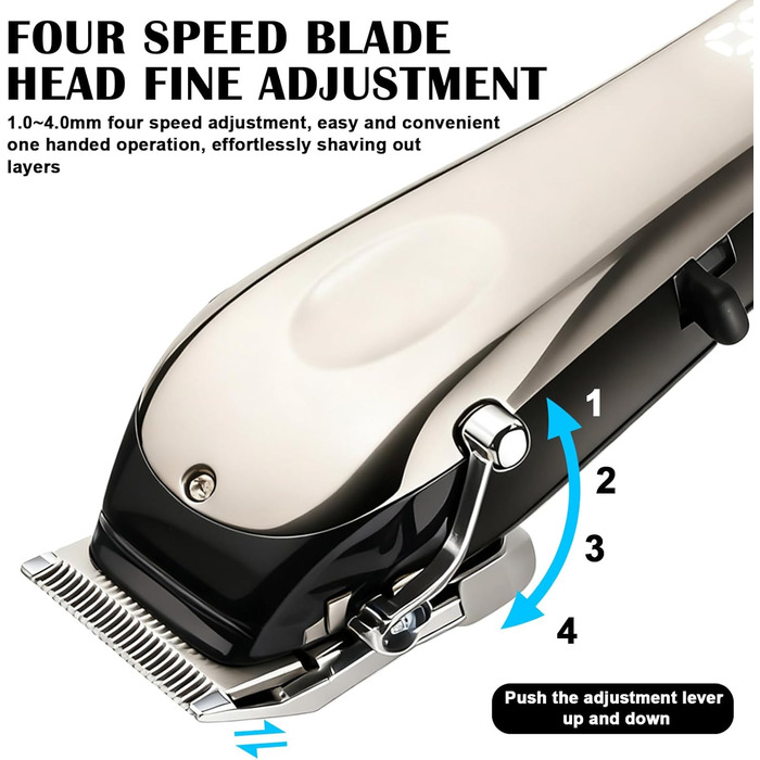 Бездротова машинка для стрижки шерсті коней Leise, 20W, 1500mAh, для густого волосся, стрижка собак та коней, 180x45 мм