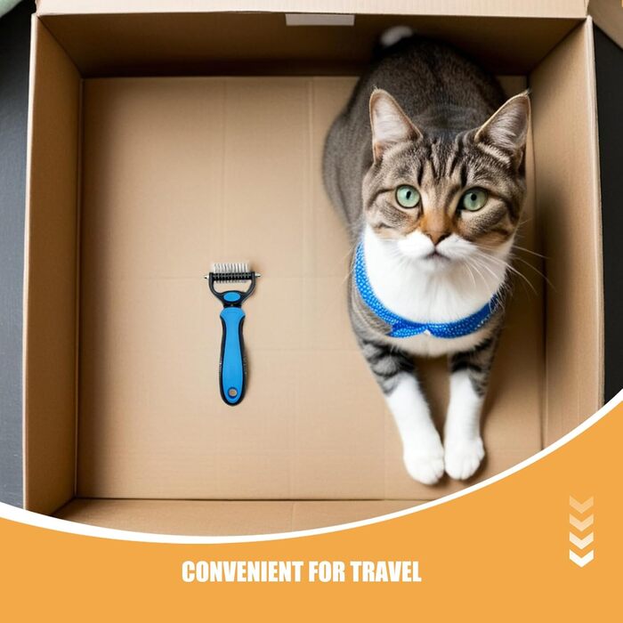 Набір гребінців для грумінгу тварин: видалення комах та розпушування шерсті для собак, кошенят та кішок