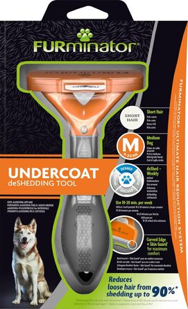 FURminator щітка для видалення підшерстя для середніх короткошерстих собак, покращений дизайн