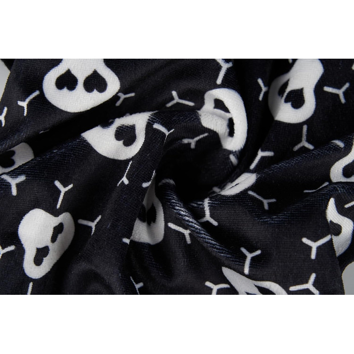 Піжама для собак з принтом черепа на Halloween, XL, біла. Костюм-піжама для собак, костюм на Хелловін, XL