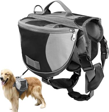 Сумка для прогулянок з собакою Dewireaey: зручна, регульована, для подорожей та кемпінгу