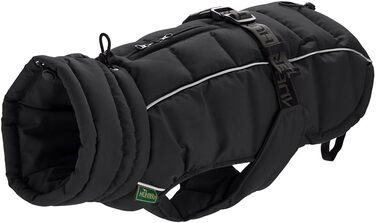 HUNTER Hundemantel Paxson Mops & Co. - стильний водонепроникний теплий одяг для собак, чорний, розмір 36