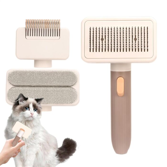 Гребінець для домашніх тварин, багатофункціональна щітка для собак, портативний аксесуар для тварин, багаторазовий інструмент для догляду