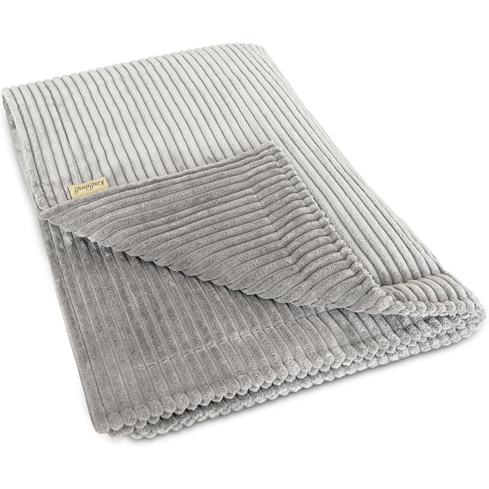 Лежанка для собак Knuffelwuff Timor, 80x60 см, світло-сіра - м'яка та зручна, легко миється