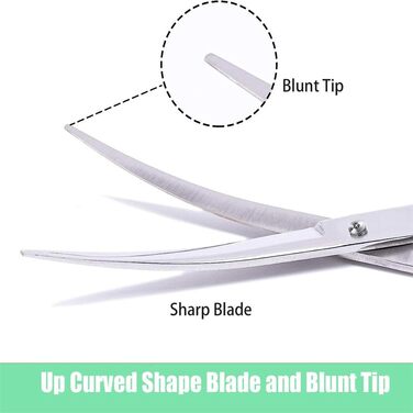 Ножиці для собак, вигнуті, професійні, з нержавіючої сталі, для грумінгу собак та котів