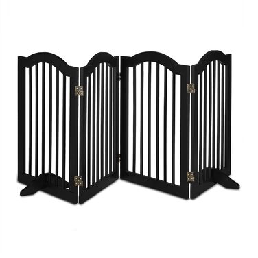 Захисне ворота Relaxdays для собак та котів, чорне, 70 x 205,5 см