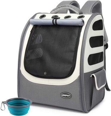 Рюкзак для котів та собак, великий, на 2 тварин, для подорожей, схвалений авіакомпаніями