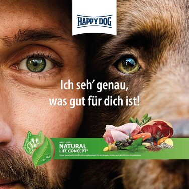 Сухий корм для собак Happy Dog NaturCroq з ягнятиною та рисом для чутливого травлення, 15 кг