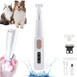 Електричний триммер для лап домашніх тварин - безшумний, водонепроникний, для собак та котів