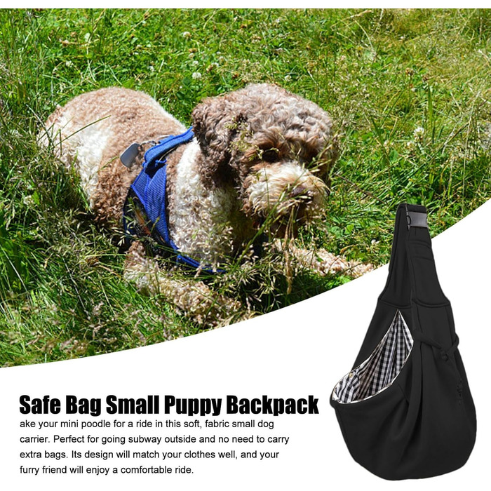 Переноска для собак маленьких порід, чорна | Зручна переноска для тварин, для подорожей та прогулянок