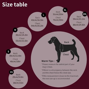 Зимовий теплий одяг для собак V.PET.B.R. - Куртка для собак, поліестер, жилет з інтегрованим шлейкою, водонепроникний, вітронепроникний, світловідбиваючий, зручний, регульований, на блискавці (фіолетовий, X-Small)