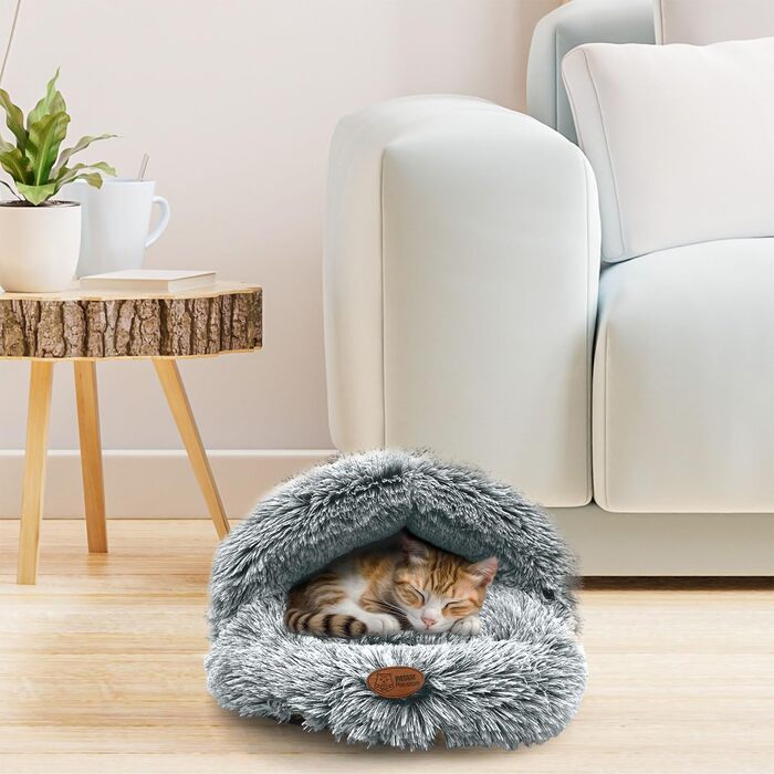 Лежанка для собак та котів – неслизька, придатна для прання – Friends 60 x 50 см (Сірий)